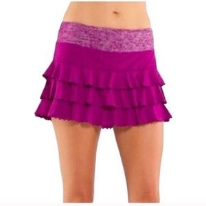 Lululemon RARE run weightless skirt skort dewberry